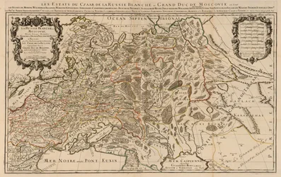 Map of White Russia or Muscovy
